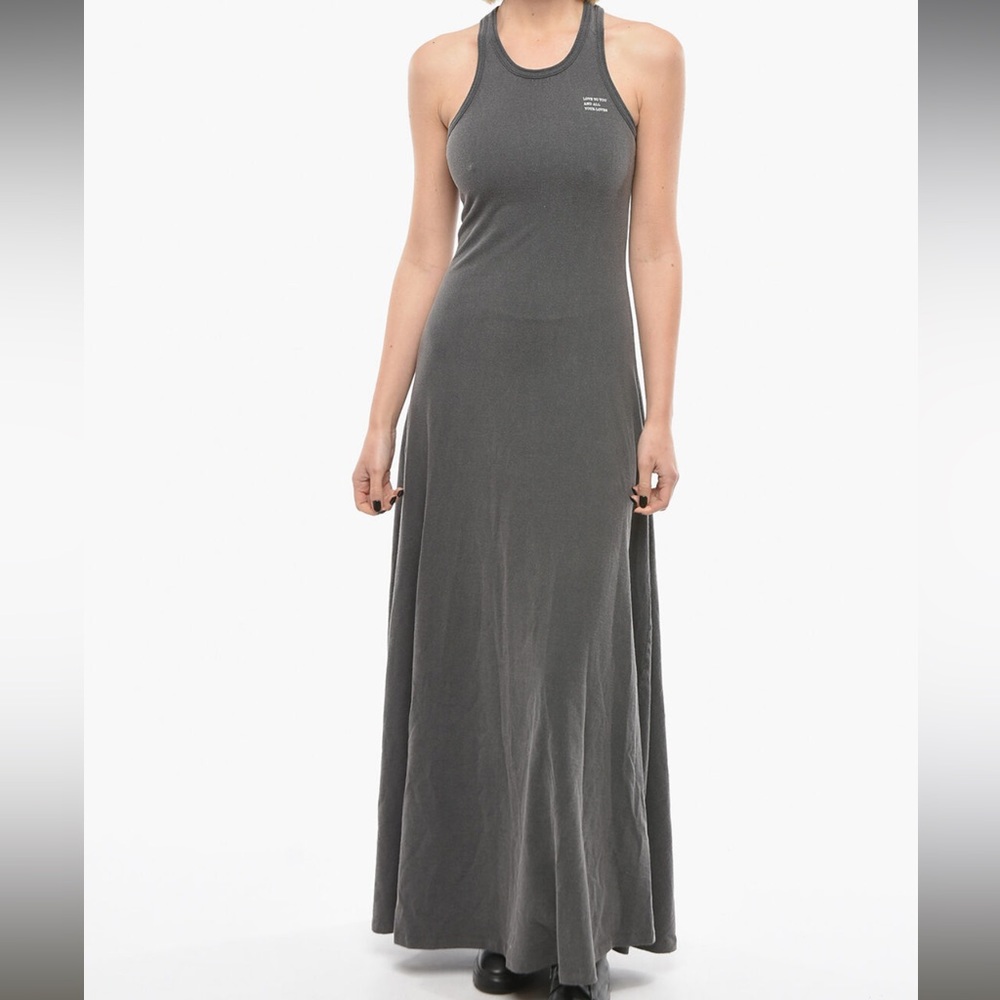 Golden Goose Elana Gray Maxi Dress